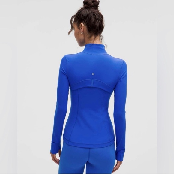 Lululemon Define Jacket Nulu Cerulean Blue Full Zip Size 4 - NWT - Picture 2 of 6